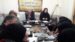 نشست خبری ریاست هیات پزشکی ورزشی استان زنجان