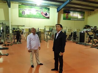بازدید از اماکن ورزشی شهرستان بندرخمیر