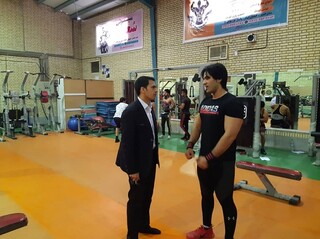 بازدید از اماکن ورزشی شهرستان بندرخمیر