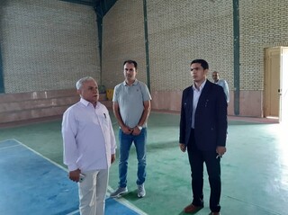 بازدید از اماکن ورزشی شهرستان بندرخمیر