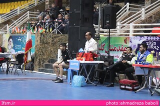 پوشش پزشکی بدمینتون جام فجر 2020 در شیراز