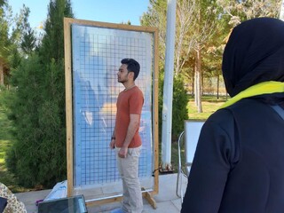 غرفه هیات پزشکی ورزشی یزد درجشنواره بزرگ ورزشی با شعار شادابی و نشاط با ورزش