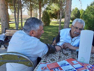 غرفه هیات پزشکی ورزشی یزد درجشنواره بزرگ ورزشی با شعار شادابی و نشاط با ورزش