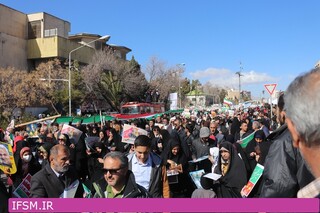 حضور پزشکی ورزشی فارس در راهپیمایی 22 بهمن 98
