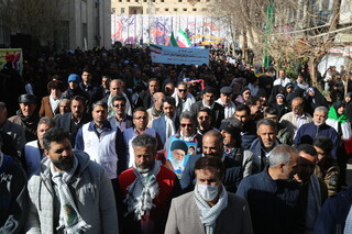 حضور هیات پزشکی ورزشی استان اصفهان در راهپیمایی ۲۲ بهمن