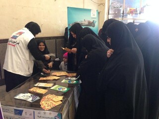 برپایی ایستگاه سلامت در مراسم جشن میلاد حضرت فاطمه (س) ویژه بانوان