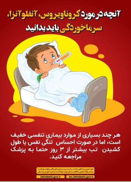 پنج پوستر آموزشی مقابله با کرونا ویروس