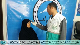 /گزارش تصویری/ تست کرونا کارکنان هیات پزشکی ورزشی استان توسط کادر پزشکی ورزشی هیات