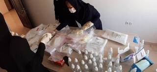 توزیع اقلام پیشگیری و ضد عفونی در ادارات ورزش و جوانان استان آذربایجان غربی