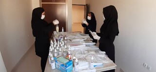 توزیع اقلام پیشگیری و ضد عفونی در ادارات ورزش و جوانان استان آذربایجان غربی