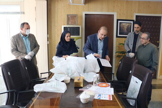 توزیع اقلام پیشگیری و ضد عفونی تهیه شده توسط ستاد مقابله با کرونا در ورزش در اداره کل ورزش و جوانان استان آذربایجان غربی