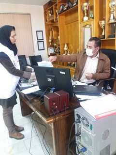 پایش سلامت کارکنان اداره کل ورزش و جونان - چهار محال وبختیاری