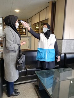 غربالگری پرسنل اداره کل ورزش و جوانان استان البرز توسط کادر پزشکی هیأت پزشکی ورزشی استان