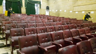 گند زدایی و ضدعفونی کردن فرهنگسرای خانه جوان ارومیه