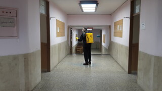 گند زدایی و ضدعفونی کردن فرهنگسرای خانه جوان ارومیه