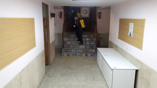 گند زدایی و ضدعفونی کردن فرهنگسرای خانه جوان ارومیه