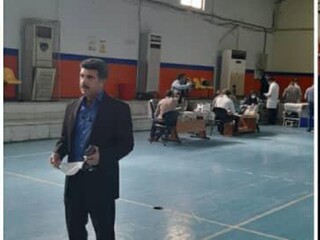 مراسم اهدایی خون جامعه ورزش در استان خوزستان