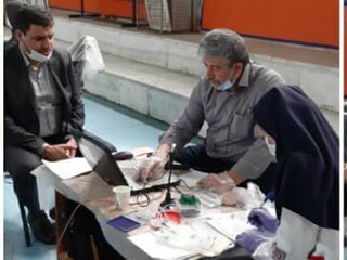 مراسم اهدایی خون جامعه ورزش در استان خوزستان