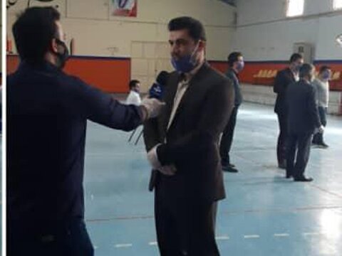 مراسم اهدایی خون جامعه ورزش در استان خوزستان