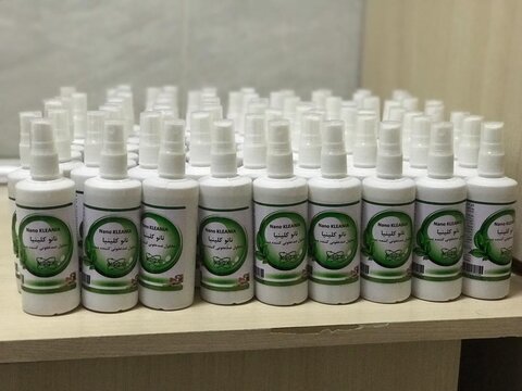 توزیع اسپری ضدعفونی دست نانوکلینیا