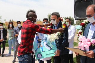اقلام بهداشتی باشگاه گل گهر تحویل دو بیمارستان سیرجان شد