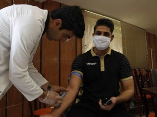 تست کرونای تیم صنعت مس کرمان