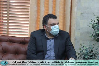/ گزارش تصویری /دیدار رئیس هیات پزشکی ورزشی با مدیر کل اداره ورزش و جوانان استان مازندران