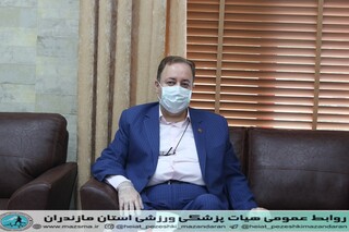 / گزارش تصویری /دیدار رئیس هیات پزشکی ورزشی با مدیر کل اداره ورزش و جوانان استان مازندران