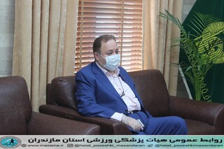 / گزارش تصویری /دیدار رئیس هیات پزشکی ورزشی با مدیر کل اداره ورزش و جوانان استان مازندران