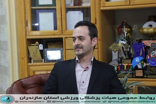 / گزارش تصویری /دیدار رئیس هیات پزشکی ورزشی با مدیر کل اداره ورزش و جوانان استان مازندران