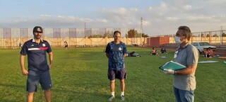 نظارت افسر کنترل سلامت بر تمرینات مس کرمان