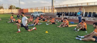 نظارت افسر کنترل سلامت بر تمرینات مس کرمان