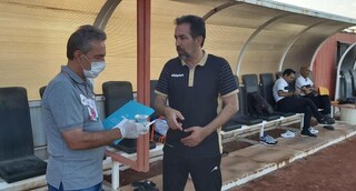 نظارت افسر کنترل سلامت بر تمرینات مس کرمان