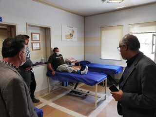 بازدید دکتر مسجدی و اشکانی از هیات پزشکی ورزشی استان اردبیل