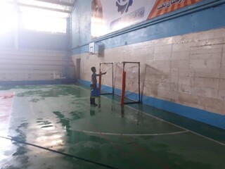 نظارت و بازرسی ناظرین سلامت شهرستان تفت، در جهت اجرای پروتکل های بهداشتی در اقدام به بازگشایی مراکز ورزشی