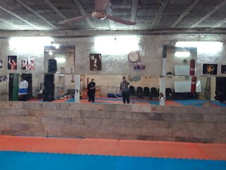 نظارت و بازرسی ناظرین سلامت شهرستان تفت، در جهت اجرای پروتکل های بهداشتی در اقدام به بازگشایی مراکز ورزشی