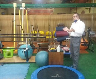 گزارش تصویری/برگزاری کارگاه آموزشی نحوه ضدعفونی صحیح باشگاه های ورزشی برای مقابله با ویروس کرونا