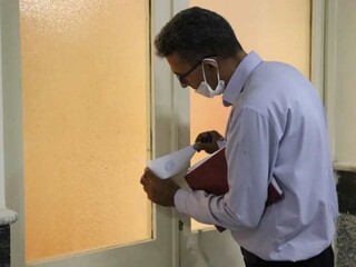 آماده سازی استادیوم شهید باهنرکرمان جهت دربی صنعت مس کرمان و رفسنجان