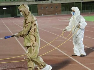 آماده سازی استادیوم شهید باهنرکرمان جهت دربی صنعت مس کرمان و رفسنجان