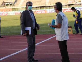 نظارت افسران کنترل سلامت بر بازی صنعت مس کرمان و رفسنجان