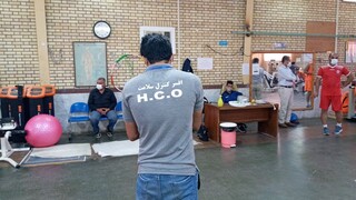 تمرین بدنسازی تیم شاهین شهرداری بوشهر