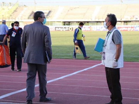 نظارت افسران کنترل سلامت بر بازی صنعت مس کرمان و رفسنجان