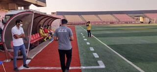 برگزاری مسابقه فوتبال 90 ارومیه و گل ریحان البرز در ورزشگاه شهید باکری ارومیه