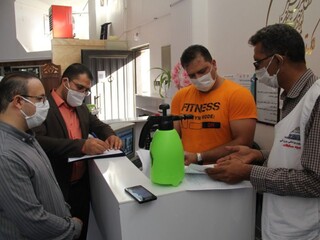 نظارت بر اماکن ورزشی استان کرمان