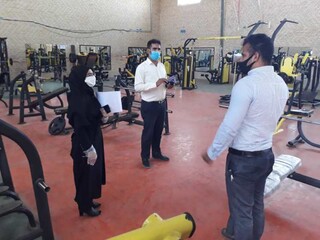 نظارت بر اماکن ورزشی استان کرمان