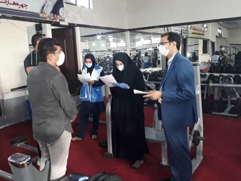 نظارت بر اماکن ورزشی استان کرمان