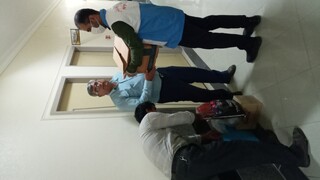 توزیع مواد شوینده و ماسک اداره کل ورزش