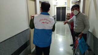 توزیع مواد شوینده و ماسک اداره کل ورزش