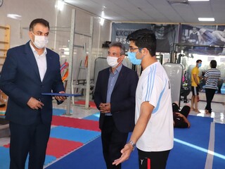 نظارت بر اماکن ورزشی شهر کرمان