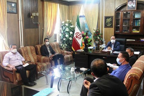 جلسه با معاون فرماندار